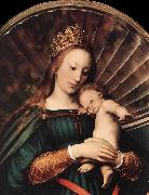 HOLBEIN, Hans the Younger Darmstadt Madonna (detail) sg china oil painting artist